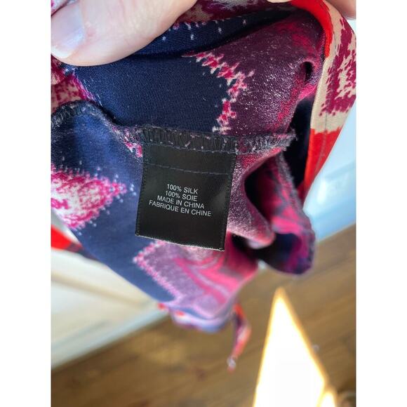 Dolce Vita 100% Silk Exposed Zipper Front Mini Dress, S - Picture 8 of 10